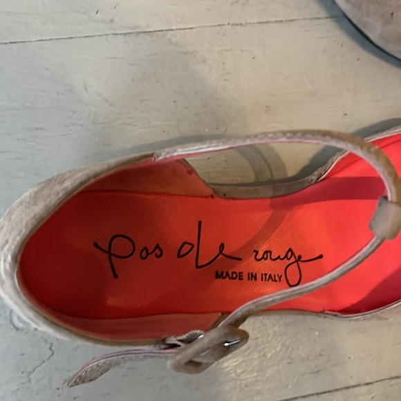 Pas de Rouge Taupe Sandals 8.5 - Picture 3 of 10